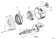 Alternatör, Münferit parçalar