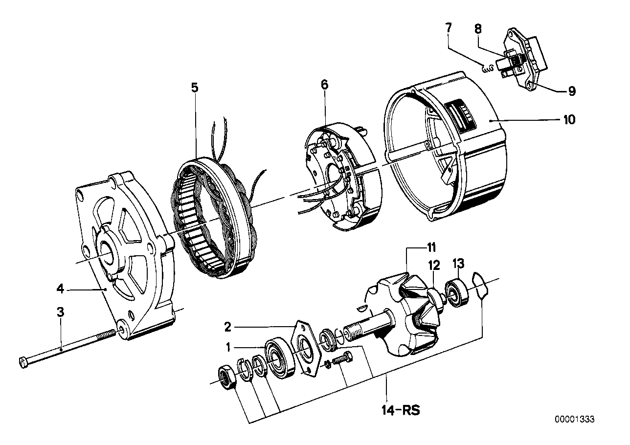 Generator enskilda delar