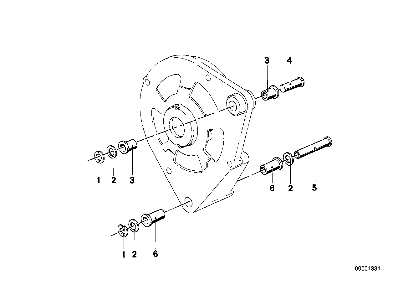 Generator, individual parts