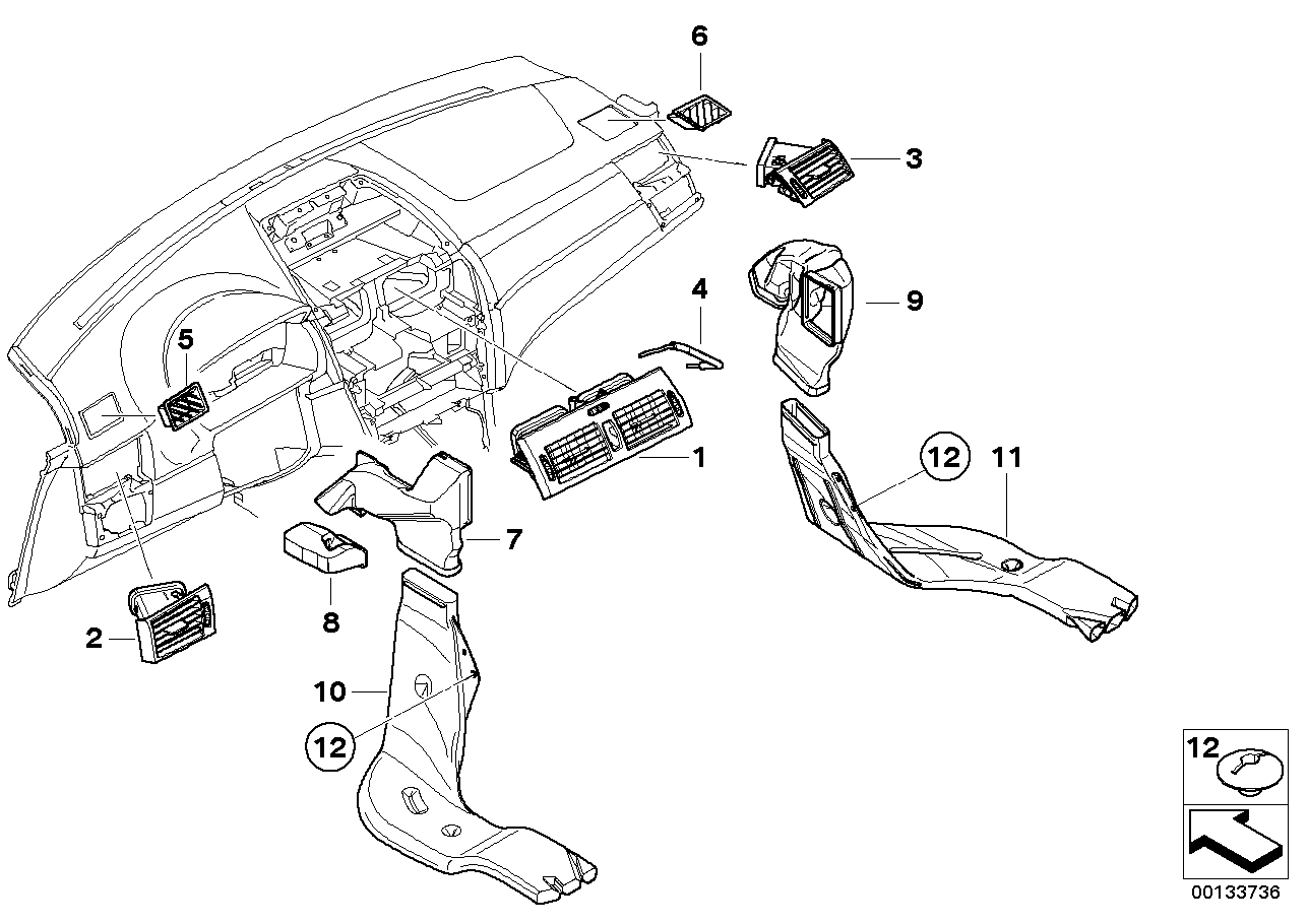 エア吹出し口