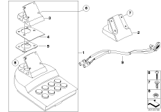 Peças de montagem para BMW Navigator II