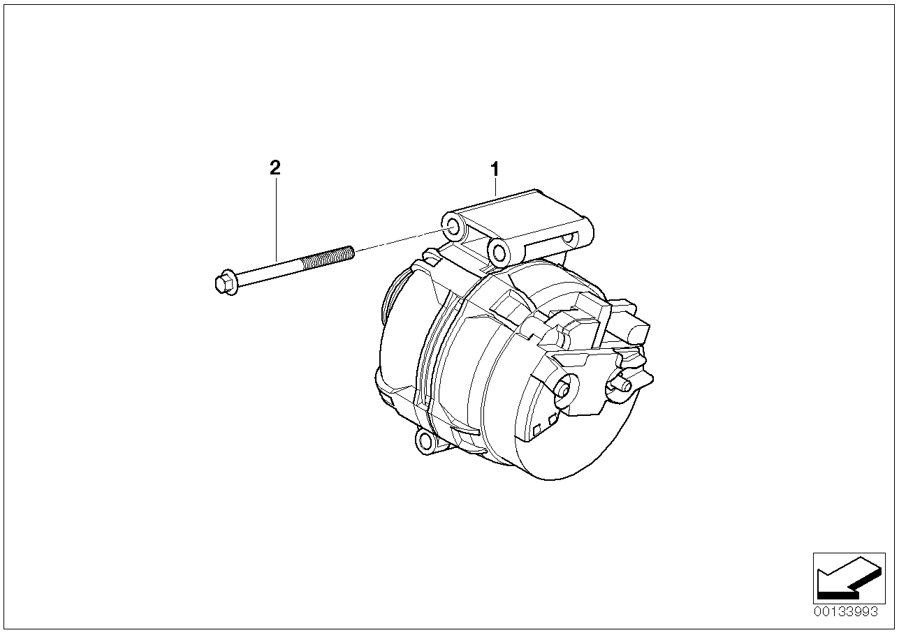 Alternateur 100A compact