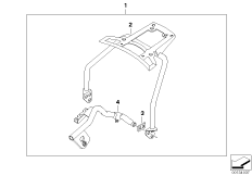 Nachrüstsatz Top Case Halter