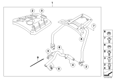 Top Case Einzelteile