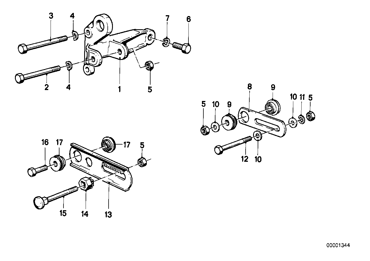 Generator Befestigungsteile