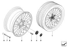 BMW LA wheel, V spoke 110