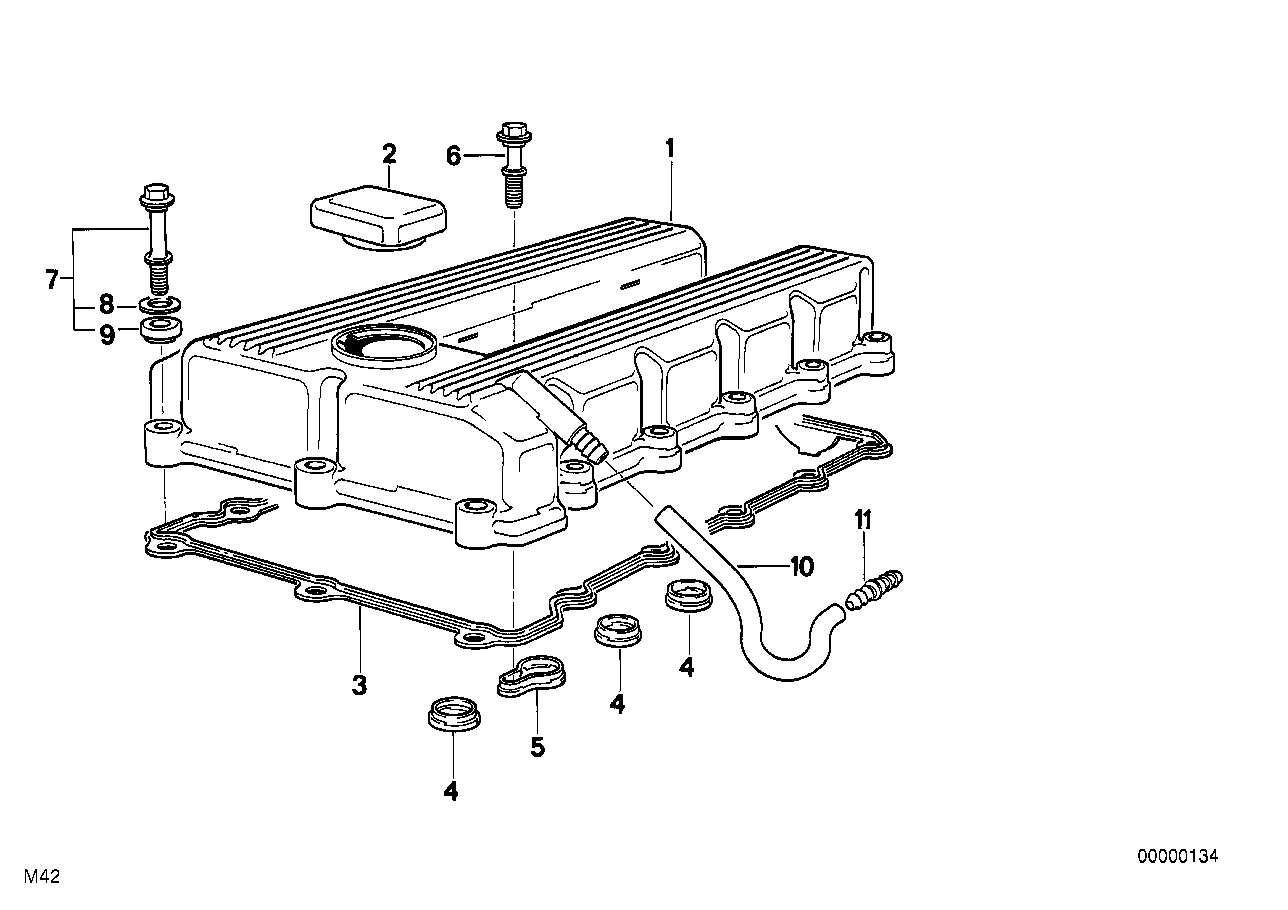 Cylinder head cover