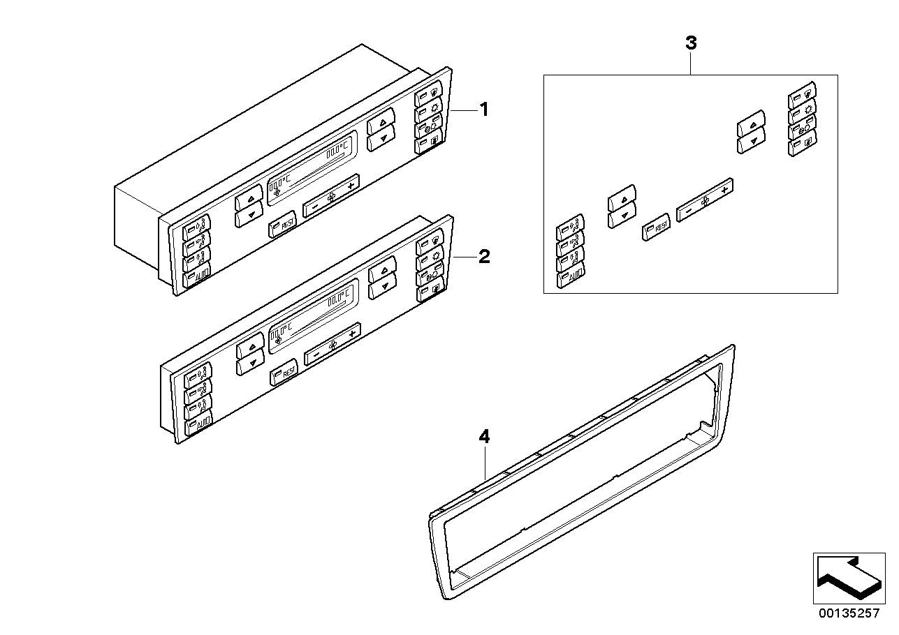 Commande de climatiseur automatique