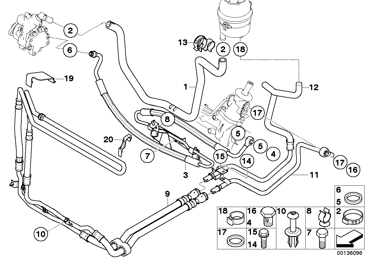 Hydraulické řízení-olejová vedení