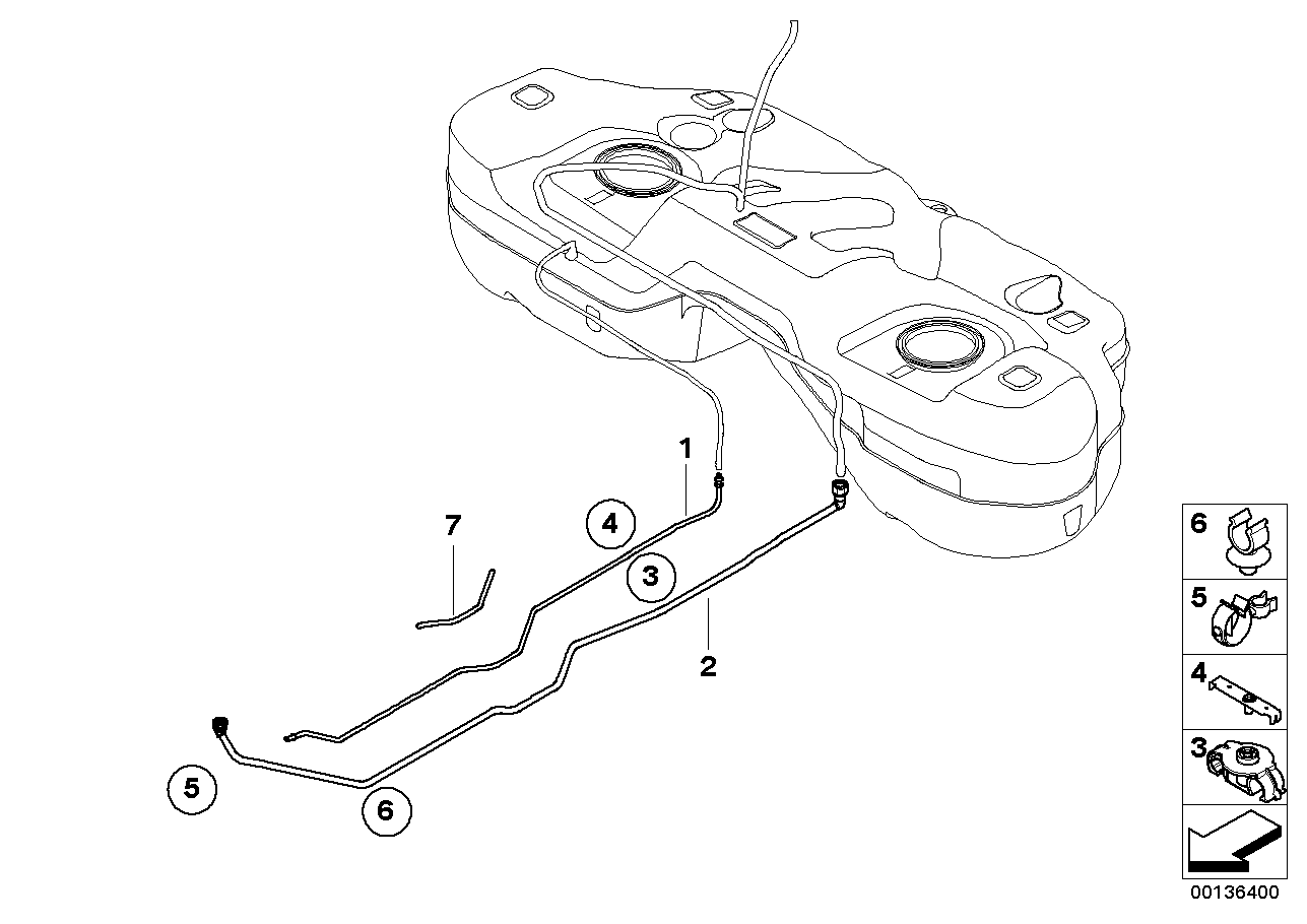 Fuel pipes / Mounting Parts