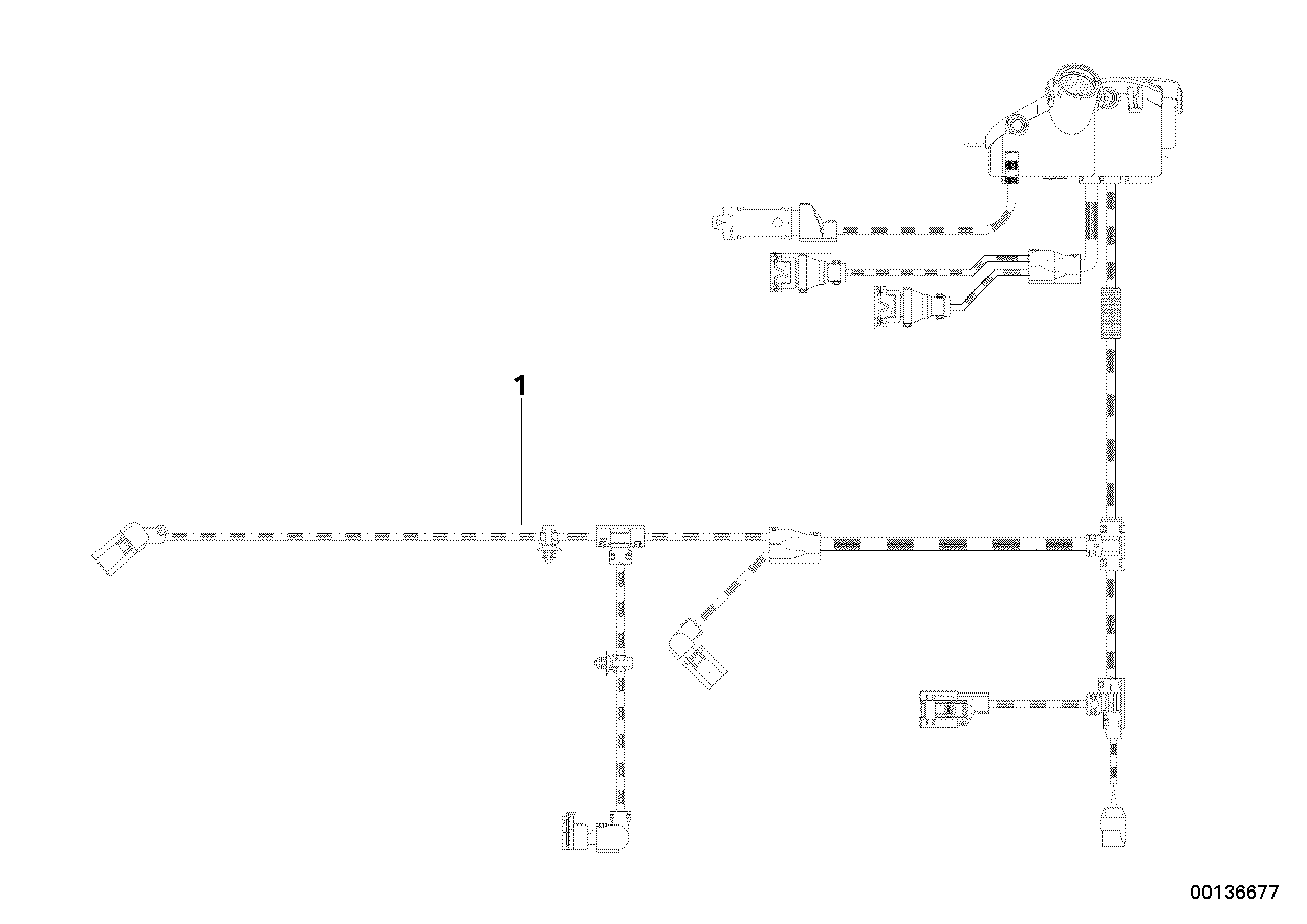 Faisceau de câbles moteur, module moteur