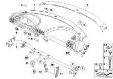 Tableau de bord sans airbag passager