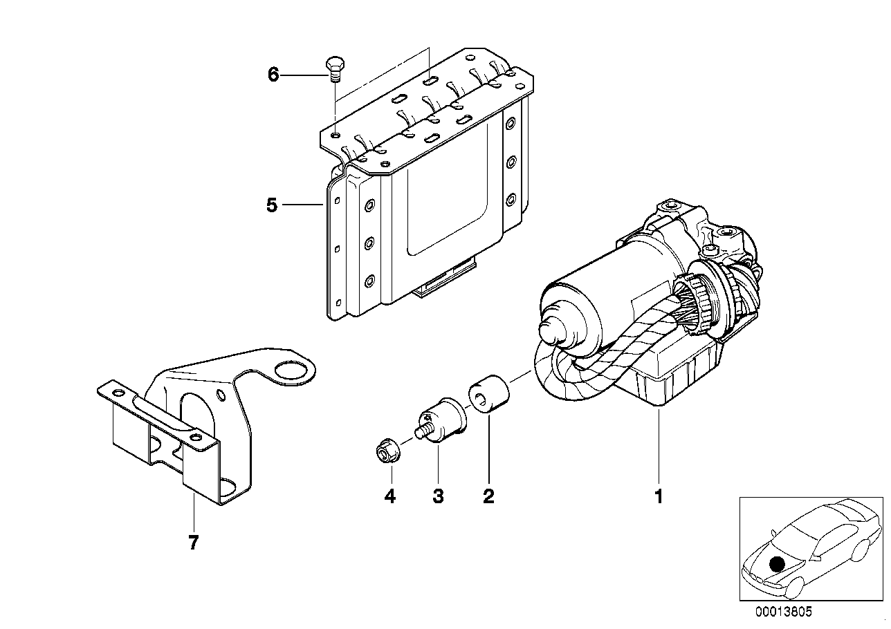 ASC hydroaggregat/styrdon/fäste