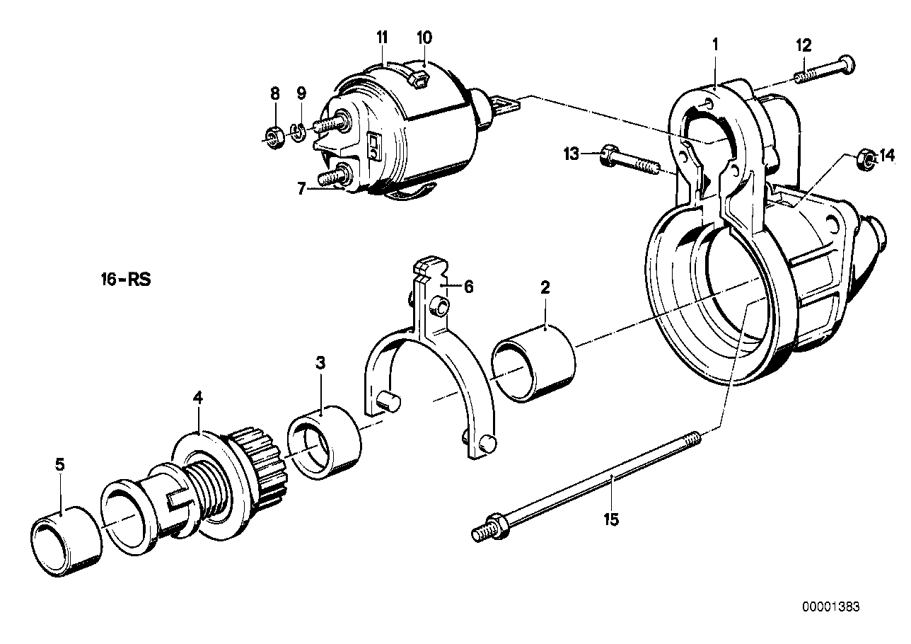 Startmotor detaljer