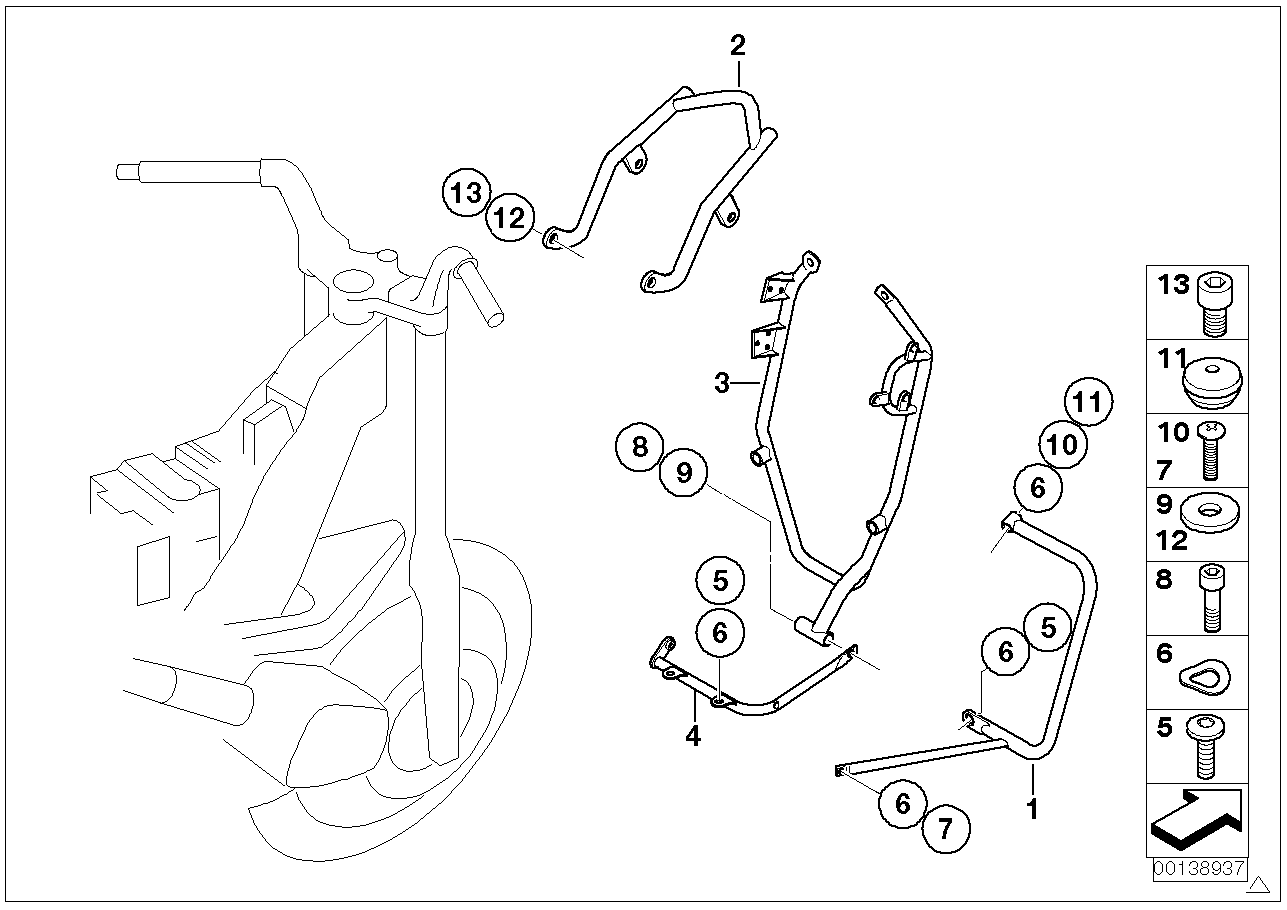 보호버팀대,앞