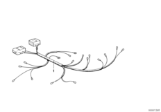 Cable harness heavy duty ignition syst.