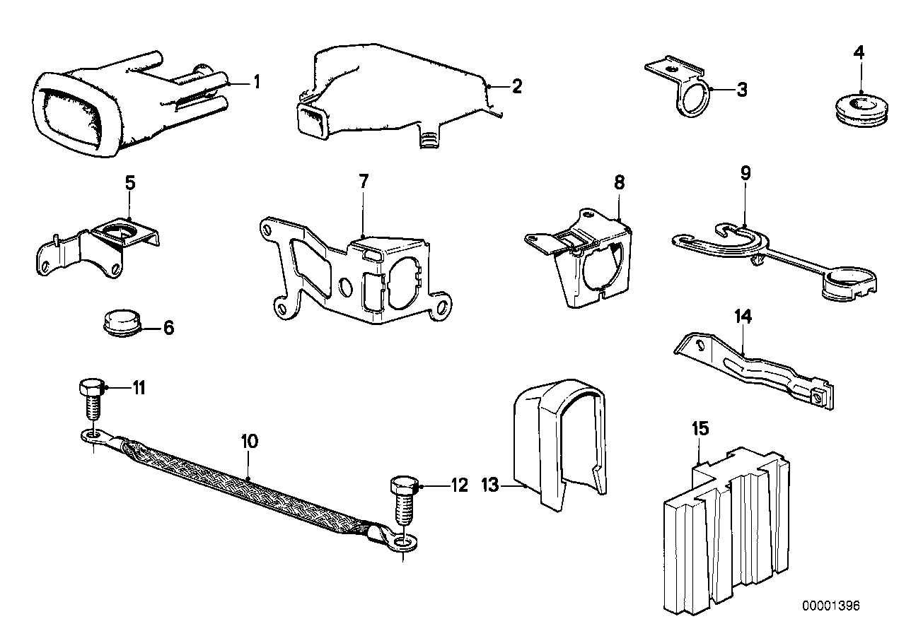 Pièces de fixation de faisceau de câbles