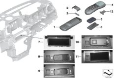 Individual parts, phone handset/mounting
