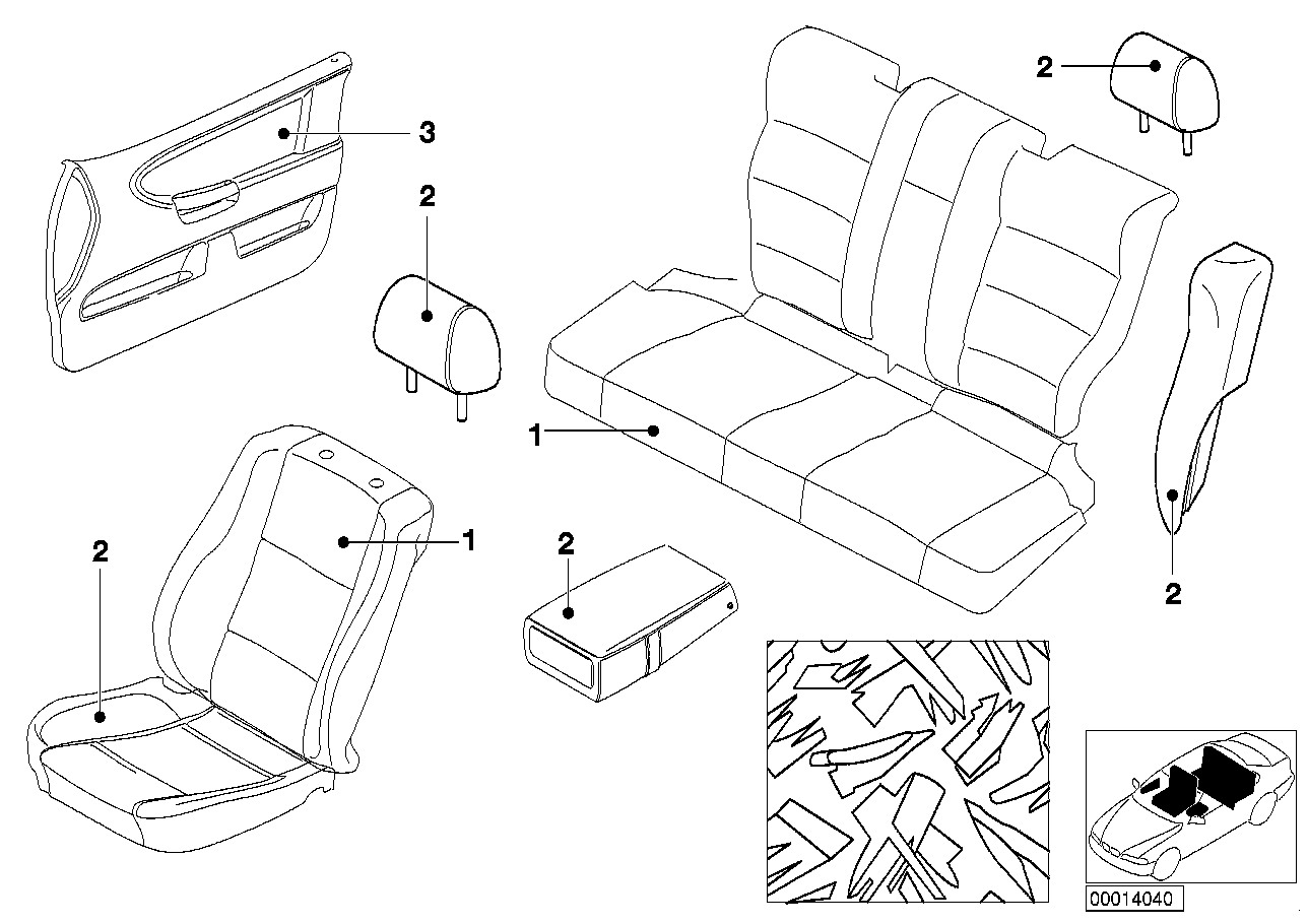 Meterware Individualstoff Boa-Boa