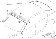 Cam, montaj parçaları