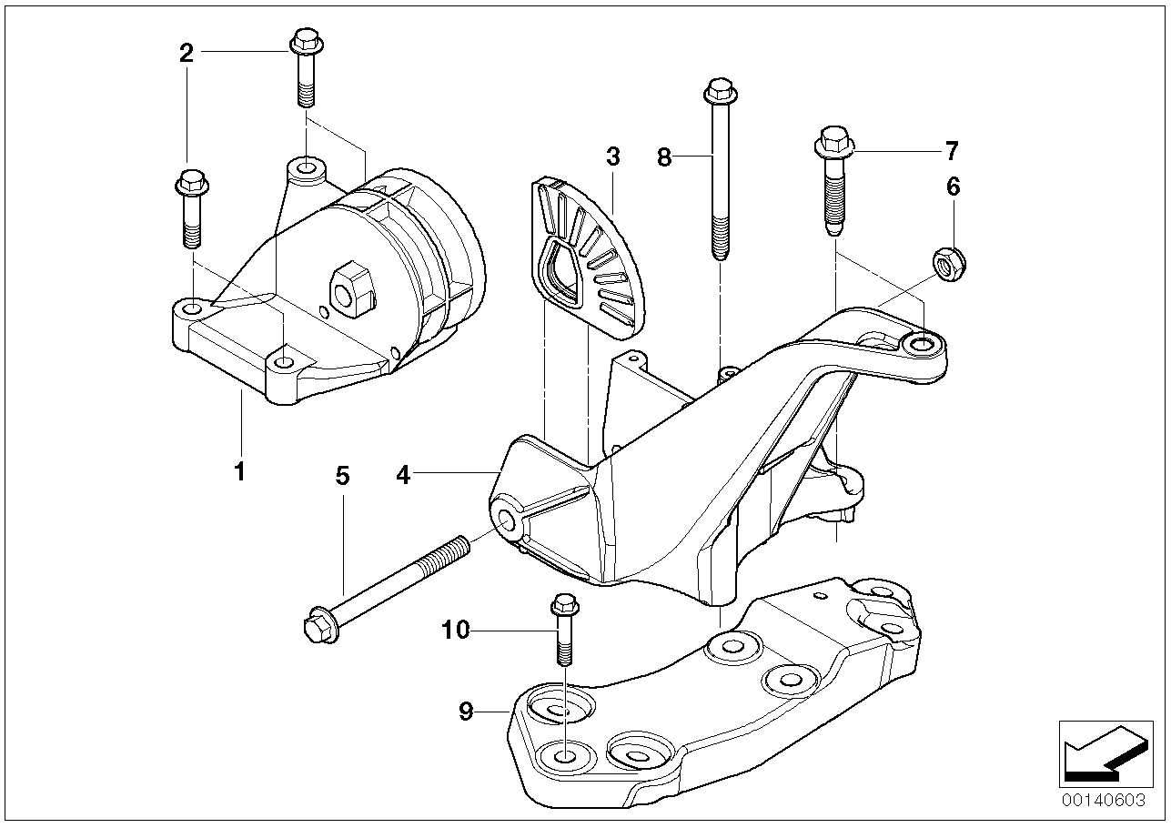 Gearbox suspension