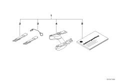 Pièces de fixation pour sac de reservoir