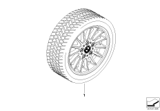 Roue compl. hiver style radial (Styl.32)