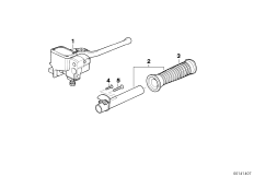 Complete right handle unit