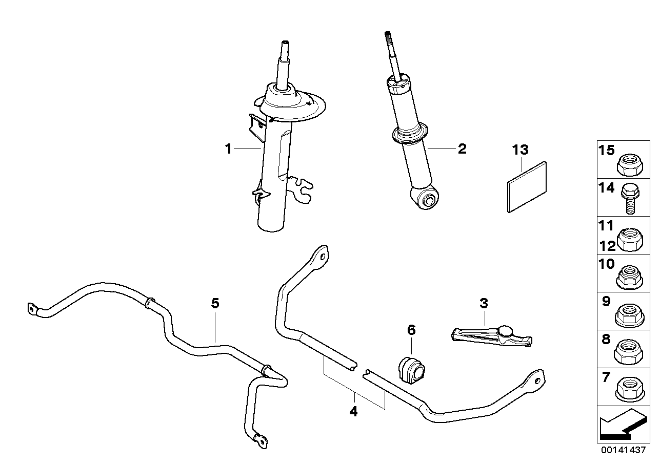 Single parts sports suspension JCW