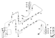 Трубопровод тормозной системы Зд (S541A)
