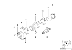 Injection nozzle support