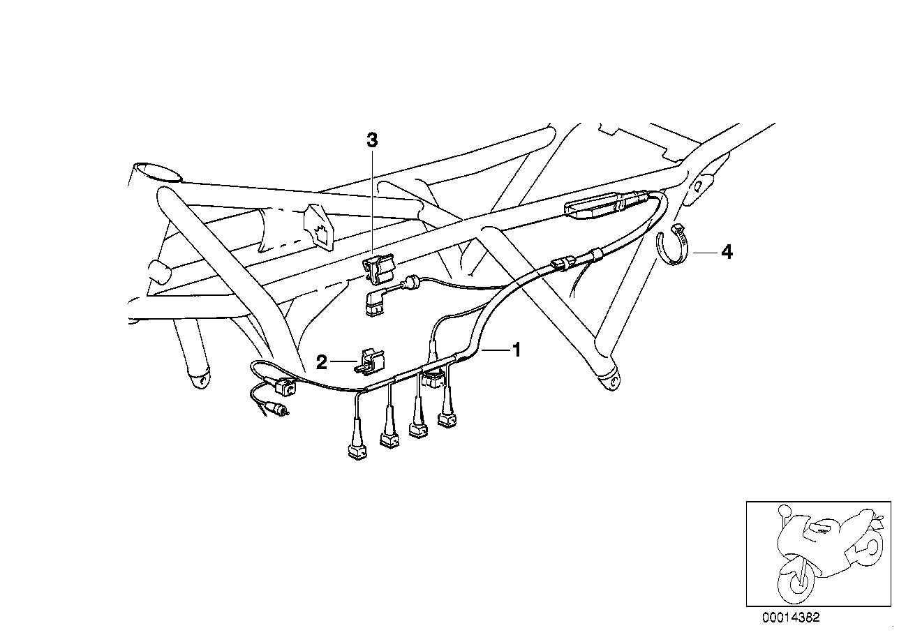 Kabelboom motor