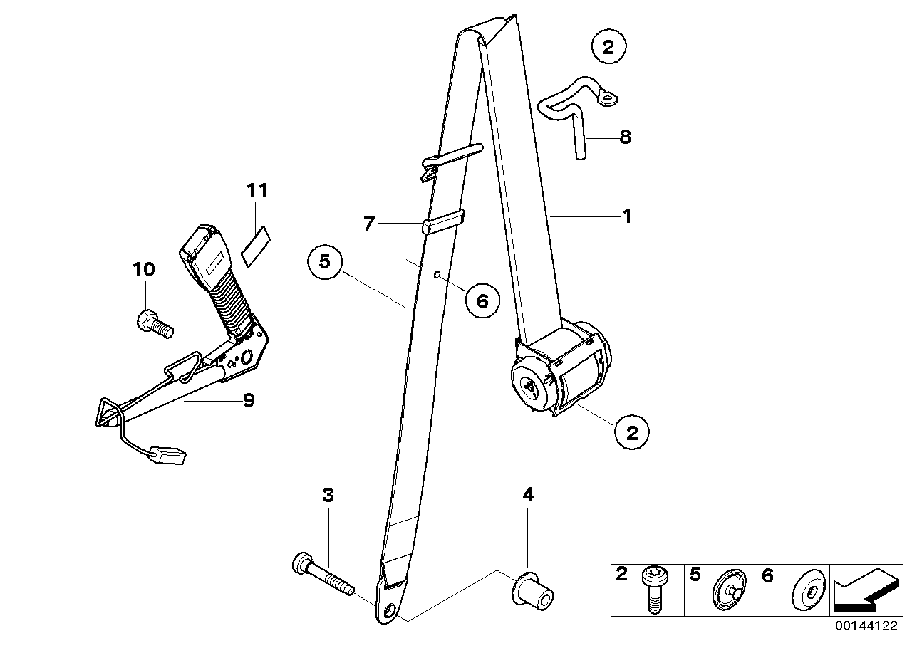 Cintura d.sicurez.anteriore