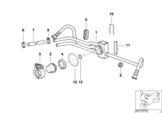 Brandstofverdeler/drukregulator