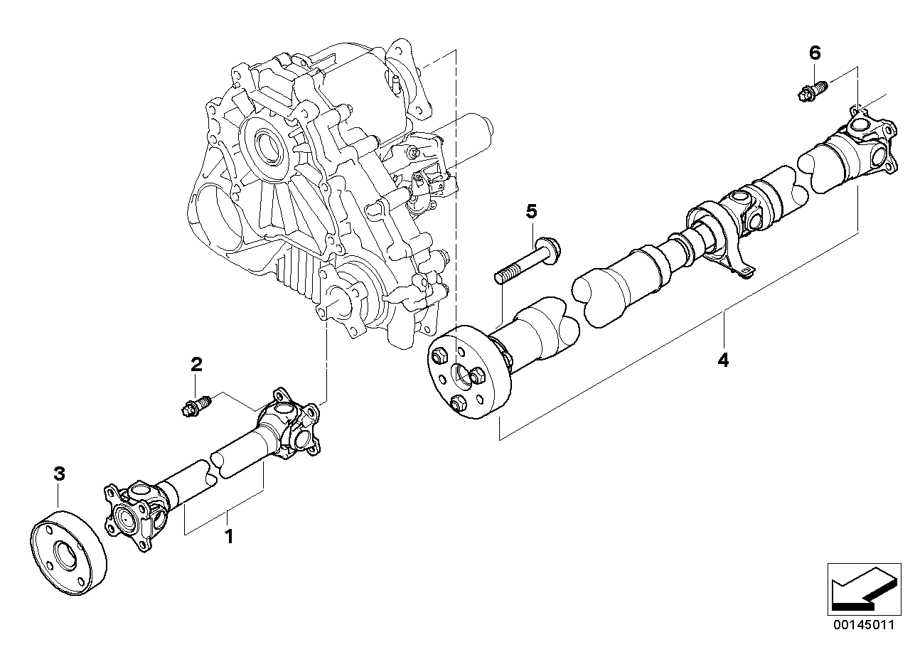 Arbre de transmission, toutes roues