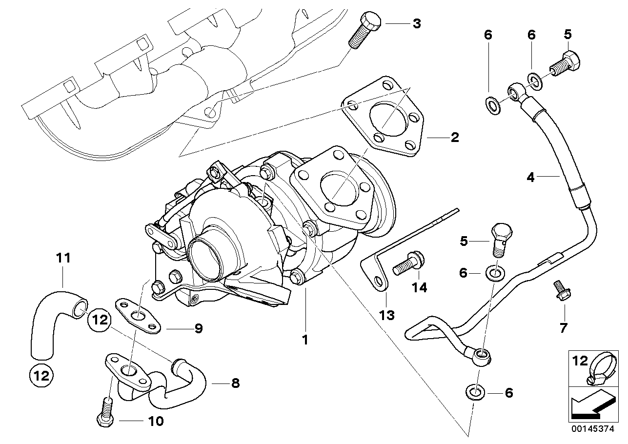 Turbo-compresseur avec lubrification