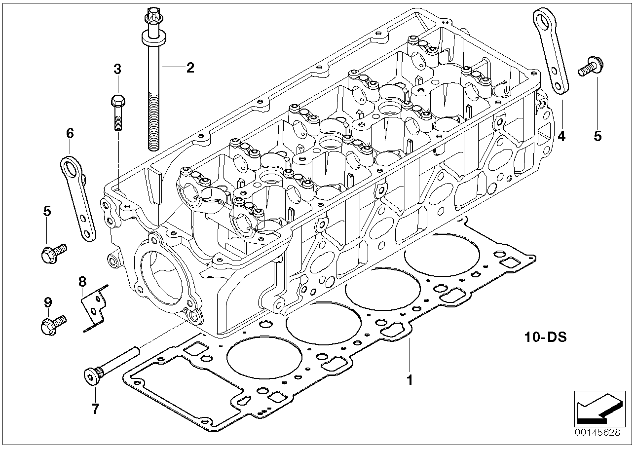실린더 헤드-설치부품