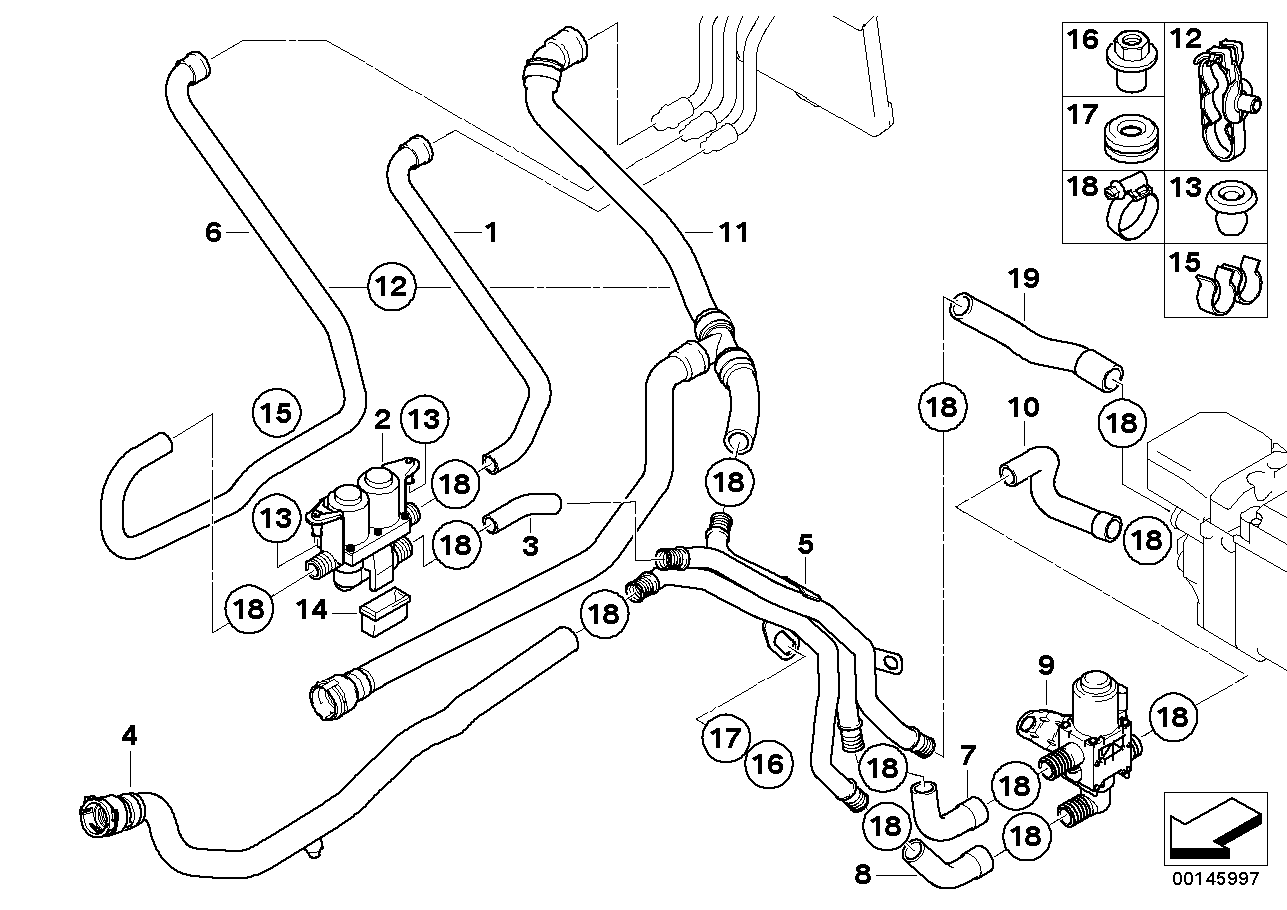 Vattenslang kupevärmare