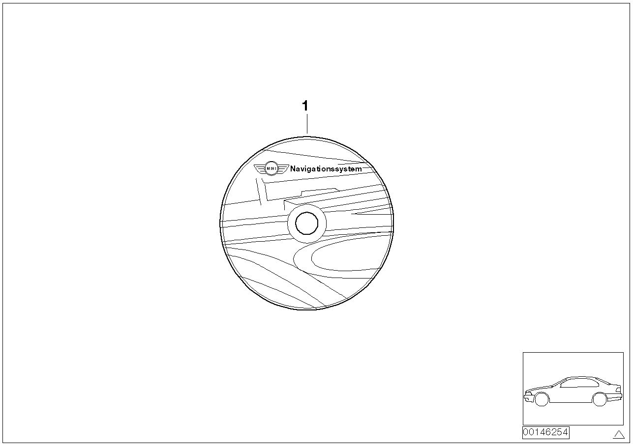 CD-navigering vägkarta