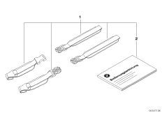 Pièces de fixation pour sac de reservoir