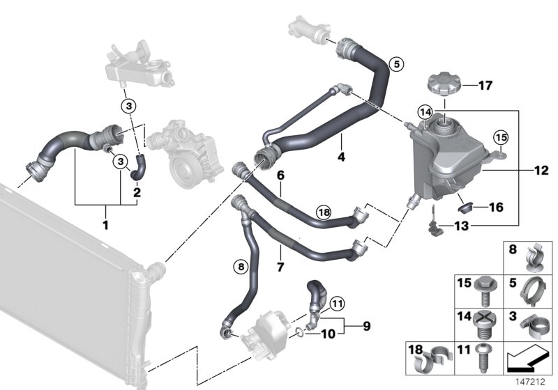 Systeme de refroidissement - durit