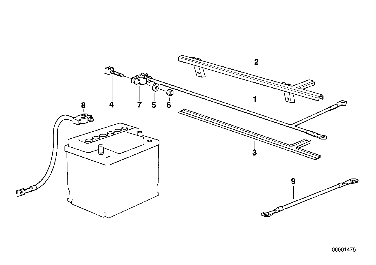 Cavo di batteria(batteria anteriore)