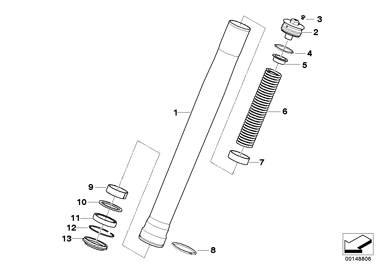 Tubo de suporte