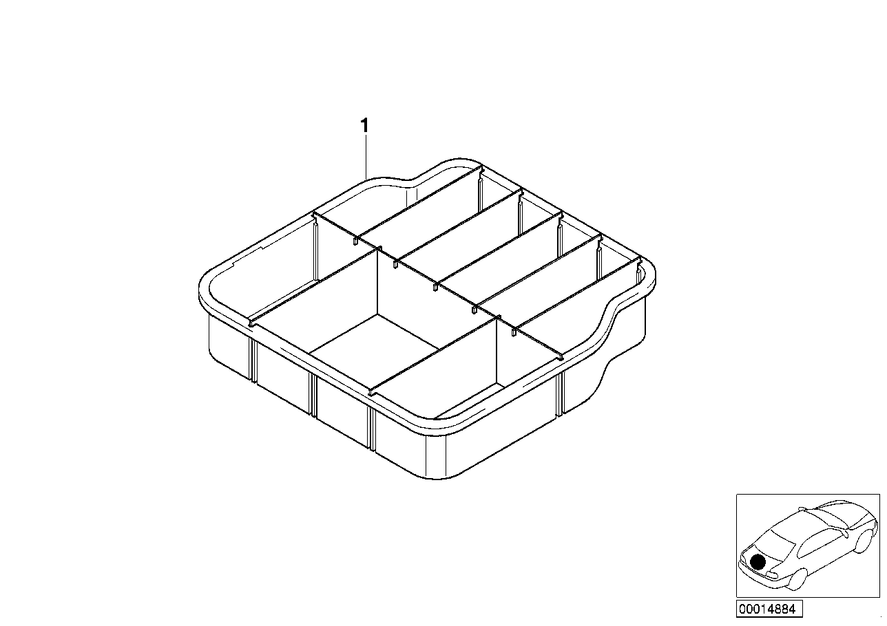 Gepäckraumwanne universal