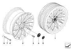 Л/с диск BMW турбинный дизайн 201