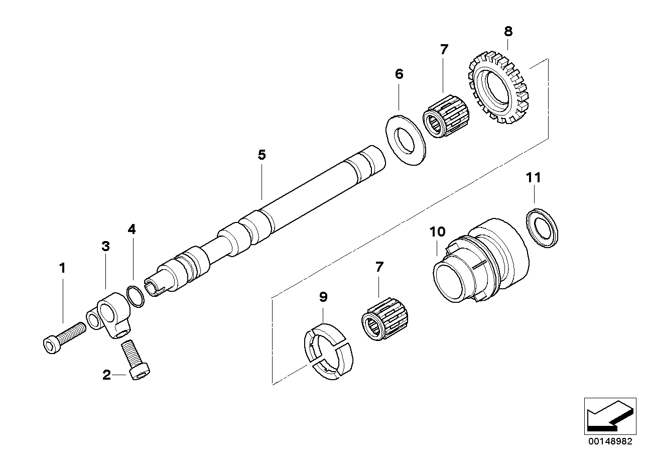 Utjaemningsaxel