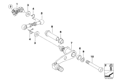 External gearshift parts/Shift lever