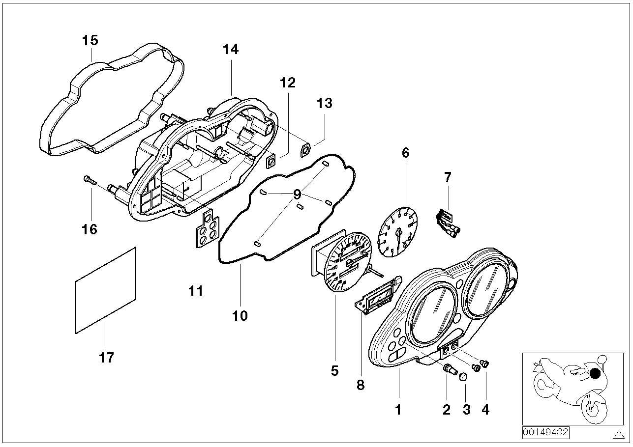 Instrumento combinado-peças individuais