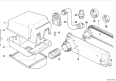 Relay motor/control unit-box