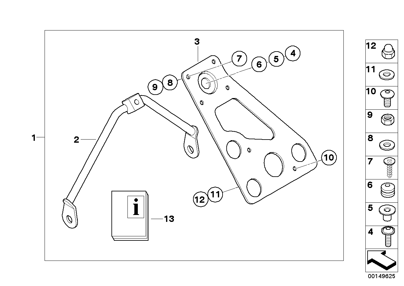 Aanbouwdelen BMW navigator II/II Plus